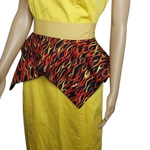 Handmade peplum belt, waist belt.Fashion fabric belt